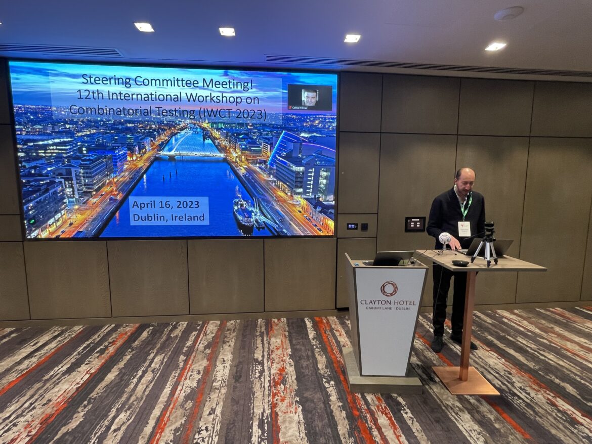 Dimitris E. Simos & Bernhard Garn served as chairs in IWCT 2023